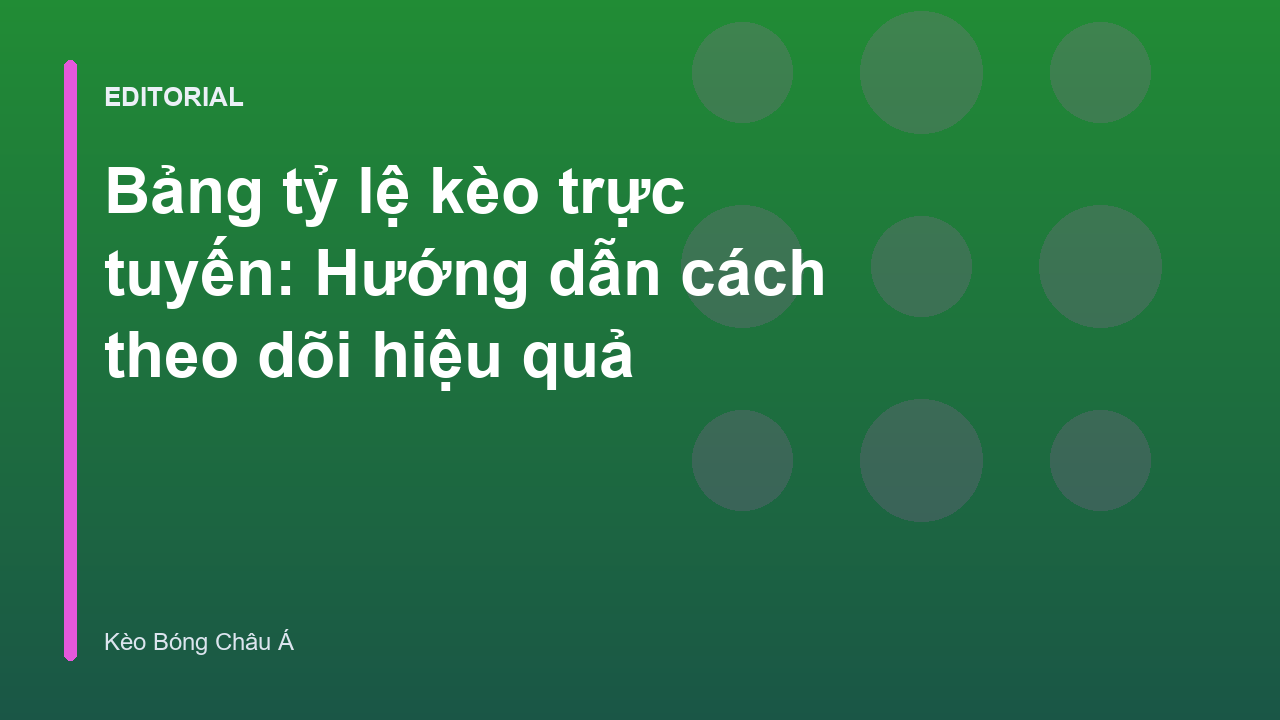 Bảng tỷ lệ kèo trực tuyến trên màn hình máy tính
