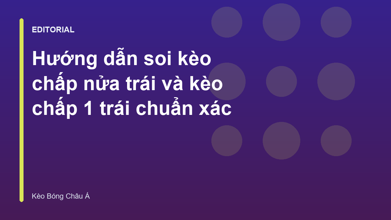 Minh họa về kèo chấp bóng đá